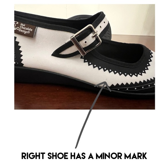 Chocolaticas® Havana Women's Mary Jane Flat fabric buckle strap 7 - Picture 11 of 12